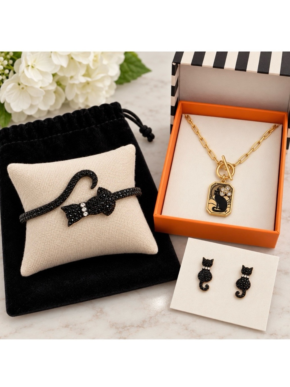 True to Form Black Cat Jewelry - new